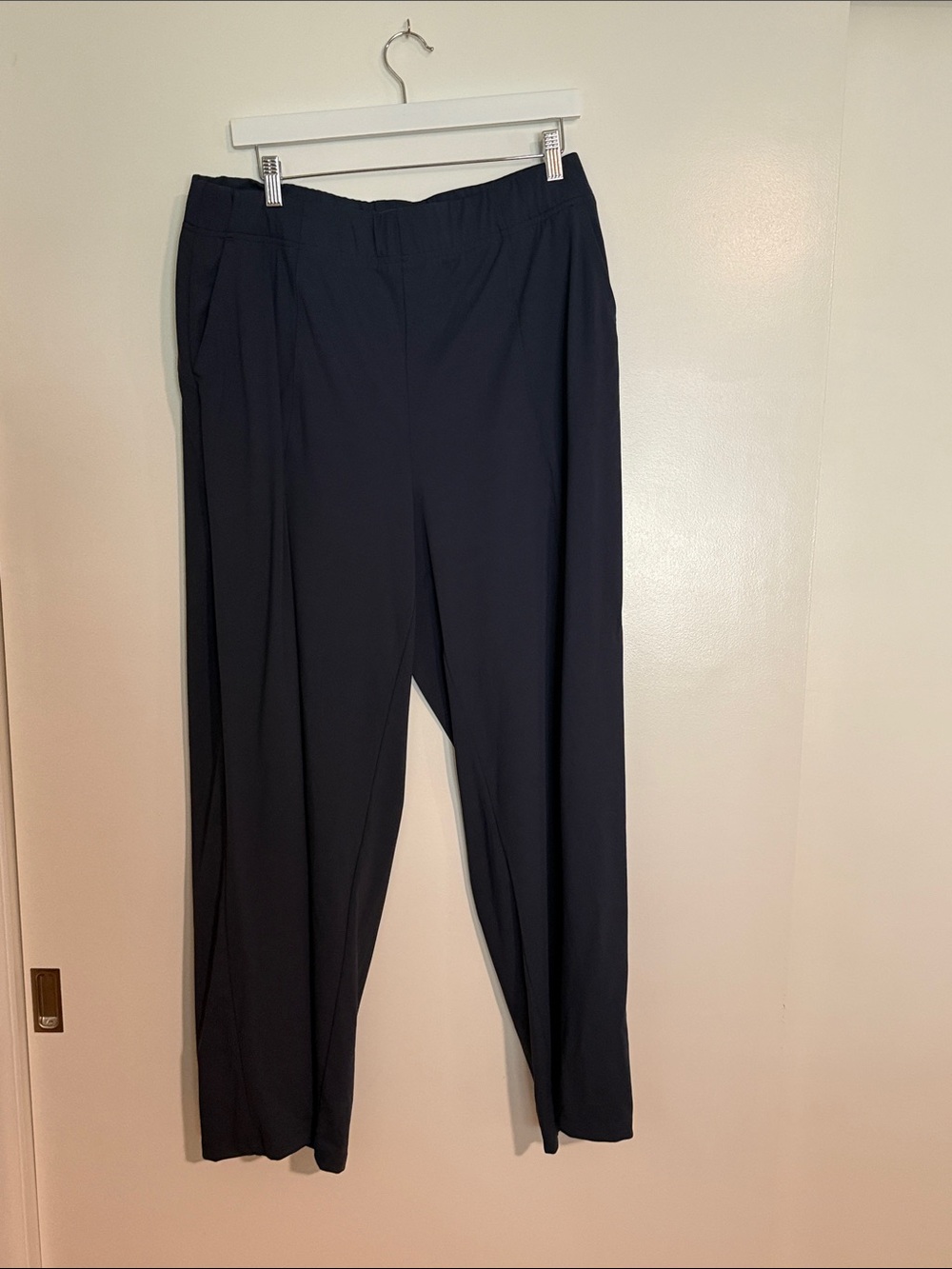 Old Navy Women's Navy Elastic-Waist Track Pants Powersoft XL